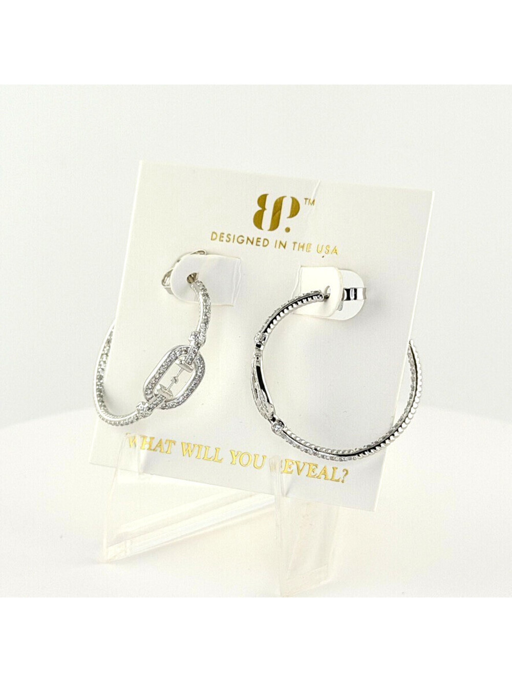 Bomb Party Sterling Club Ultra Rare Unicorn Hoop Earrings on .925 Silver ER57333